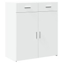  Skjenk hvit 80x42,5x93 cm konstruert tre 8721102655586