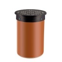 Karm m/skørt & deksel til 315 mm oppføringsrør, 1,5 tonn, rund - plast