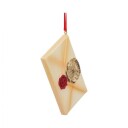 Nemesis Now Harry Potter Galtvort Brev Hengende Ornament Juletrepynt Beige 7,5 cm