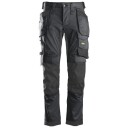Snickers Workwear 6241 AllroundWork Arbeidsbukse grå, stretch C46