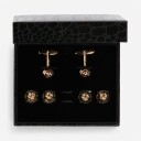 Towler Knot Set Studs - Gold