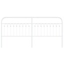  Sengegavl i metall hvit 193 cm 8721102645754