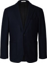Selected Slmreg Landon Wool Blnd Classic Blz Noos   Navy   48