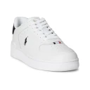 Polo Ralph Lauren Masters Court Leather Sneaker   White   39.5