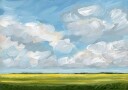 Clouds & Canola Plakat Plakat / 30x40cm