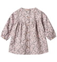 Wheat Lilac Checked Flowers Kjole L/S Fenja 18 mdr/86