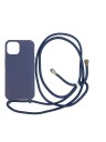 Mobile Origin Lanyard Case - blue - iPhone 15