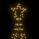 vidaXL Juletre lyskjegle 220 LED varmhvit 180 cm
