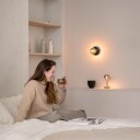Humble Bee genopladelig vegglampe svart