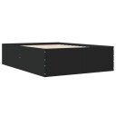  Sengeramme svart 120x200 cm konstruert tre 8721102615696