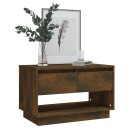 vidaXL TV-benk røkt eik 70x41x44 cm sponplate