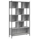  Bokhylle grå sonoma 102x28x172 cm konstruert tre 8721012341371