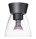 Belid Takplafond Bizzo E27 IP21 D165 mm, LED, Klart Glass/Grå