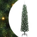  Kunstig juletre med 300 LED grønn 210 cm PVC og stål og plast