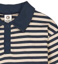 Müsli Poloskjorte   Stripe Polo   Oak/Natt Blue   Müsli   5 år 110   Genser Beige Blå