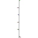 vidaXL Lysslynge med 400 LED flerfarget 40 m 8 lyseffekter
