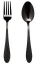 Vargen & Thor Frost dessert-/forretsbestikk 8 deler onyx