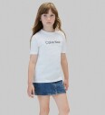 Calvin Klein T skjorte   INST Logo   Klar hvitHVIT   Calvin Klein   14 år (164)   T skjorte