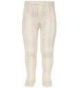 Condor Strømpebukser Lin m. Hullmønster Condor 12 18 md Strømpebukser Beige 80 86