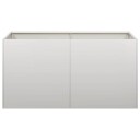 vidaXL Plantekasse 40x40x80 cm rustfritt stål
