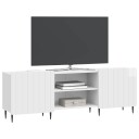  TV skap Høgglans hvit 150 x 31 x 52 cm Konstruert tre