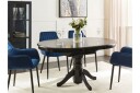 Cinnamon Spisebord 106x74 cm Rundt - Svart