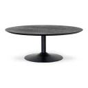 Torkelson Miles Salongbord Trompetfot 110 cm svartbeiset asketre