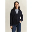 Gant Superfine Lambswool Cardigan   Navy   M