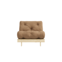 Karup Design Roots 90 Sovesofa, Mocca/Natur 1580327-14-0 1580327-16-0