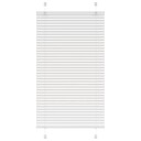  plisségardin Hvit 80x150 cm Stoff Bredde 79,4 Polyester