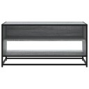  TV-benk grå sonoma 91x40x46 cm konstruert tre og metall 8721102839467