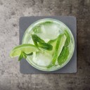 8 delers skifer drikkebordsett