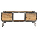 vidaXL TV-benk 110x30x42 cm heltre mango