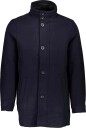 Bison Relaxed Fit Wool Car Coat   NAVY   3XL