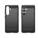 Hurtel Karbondeksel for Samsung Galaxy S25 Edge Svart
