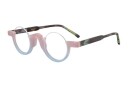Eo Selection Runde briller HalfWay fra eo-Selection Rosa Acetate rund Large