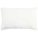 vidaXL Pute Hvit 40 x 80 cm Bambusfiber