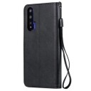 Huawei Nova 5T, Honor 20/20S Lommebok-deksel med Magnetisk Lukning Svart