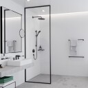 Hansgrohe Isiflex dusjslange, 1,25 meter, børstet sort krom
