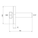 Tilkobling Tapwell Ed2 Brushed Nikkel