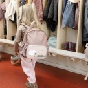 Done by Deer Kids Backpack Tiny Farm Powder 7,5 L   Pink   27X 16X H 32CM.7.5L