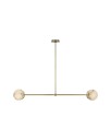 Melange 54" Linear Pendant Antique Burnished Brass