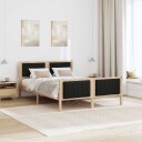  Sengestamme Brunt og svart 140 x 200 cm Heltre furu