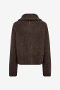 MOS MOSH   Kardigan MMHulda Knit Zip Cardigan   Brun