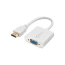 MicroConnect HDMI til VGA Videokonverter - Hvit - 0.15m