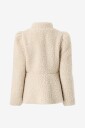 Gina Tricot   Pilejakke Peplum Pile Jacket   Natur