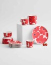 Marimekko fat 15x12cm Unikko white red
