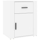 vidaXL Nattbord hvit 50x36x60 cm konstruert tre