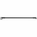 vidaXL Støttestang til dusjdør 57,5 cm for 68/ mm glass Svart