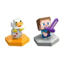 Minecraft Mini Figurer. 2-pakning Attacking Steve